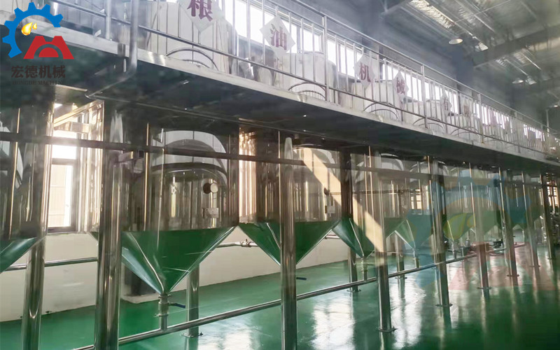 棉籽油毛油深加工，精煉設備脫除雜質生產健康食用油
